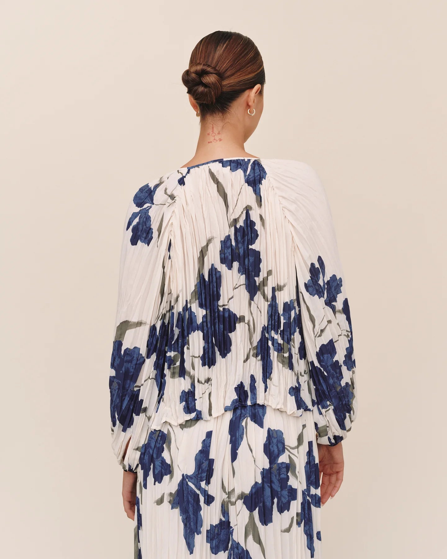 Bella Dahl Pleated Tie Front Top