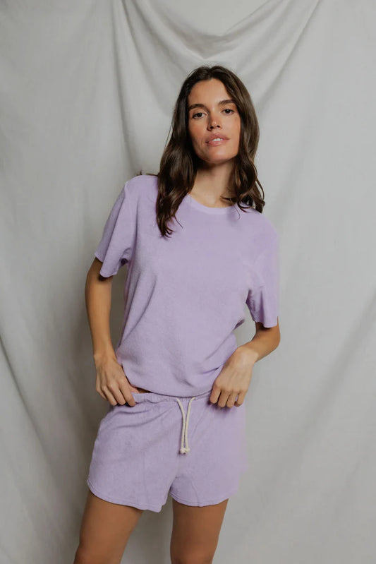 Perfect White Tee Summer Loop Terry Sweatshort