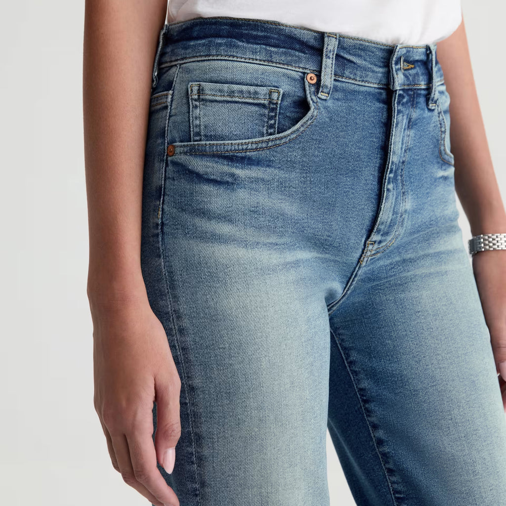 AG Brinley Crop Mid-Rise Straight Jean