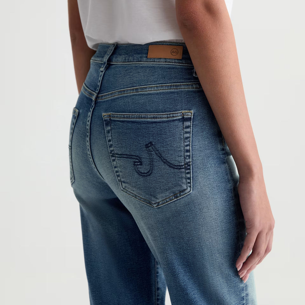 AG Brinley Crop Mid-Rise Straight Jean