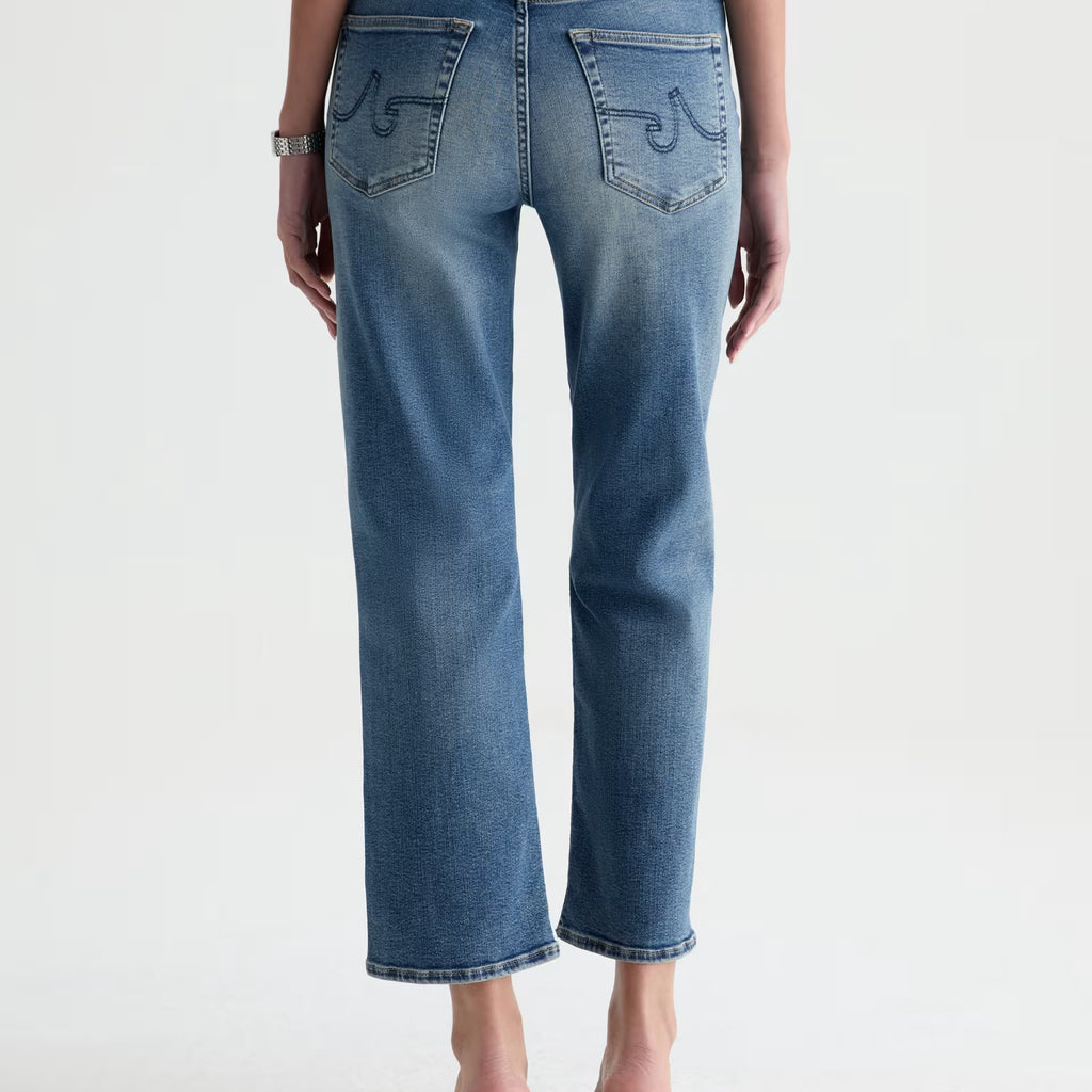 AG Brinley Crop Mid-Rise Straight Jean