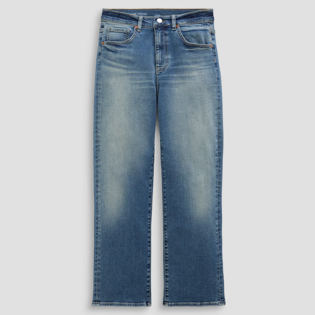 AG Brinley Crop Mid-Rise Straight Jean