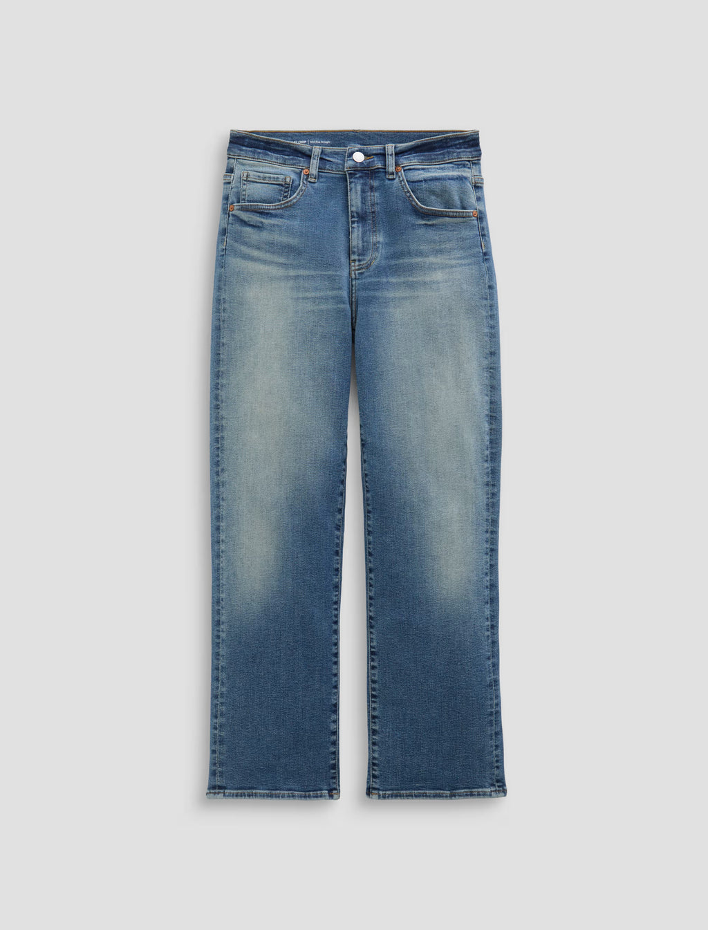 AG Brinley Crop Mid-Rise Straight Jean