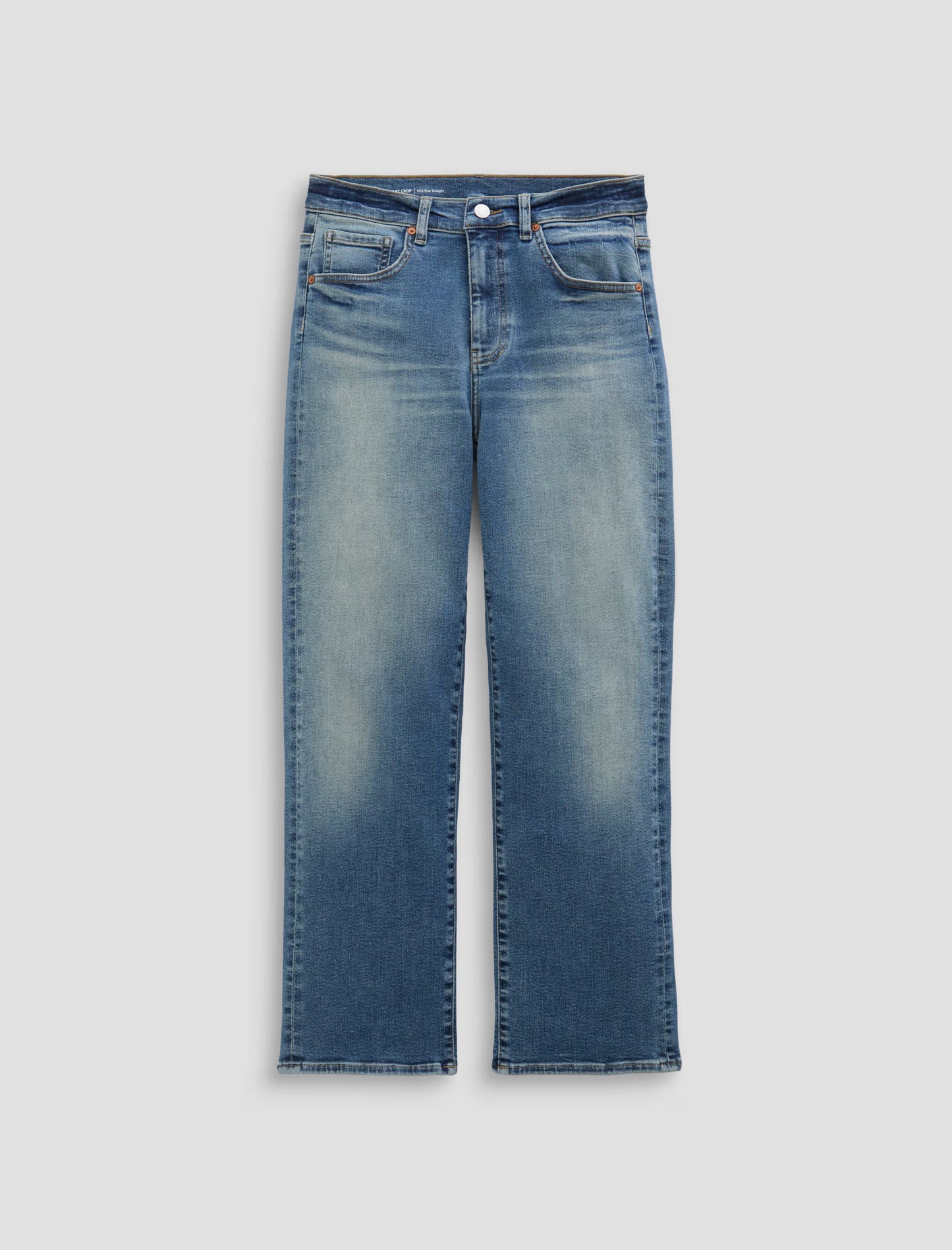 AG Brinley Crop Mid-Rise Straight Jean