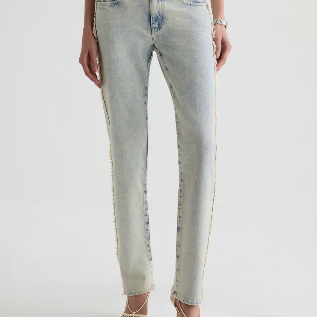 AG Sandra Low-Rise Straight Jean