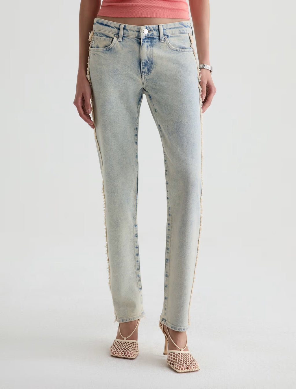 AG Sandra Low-Rise Straight Jean