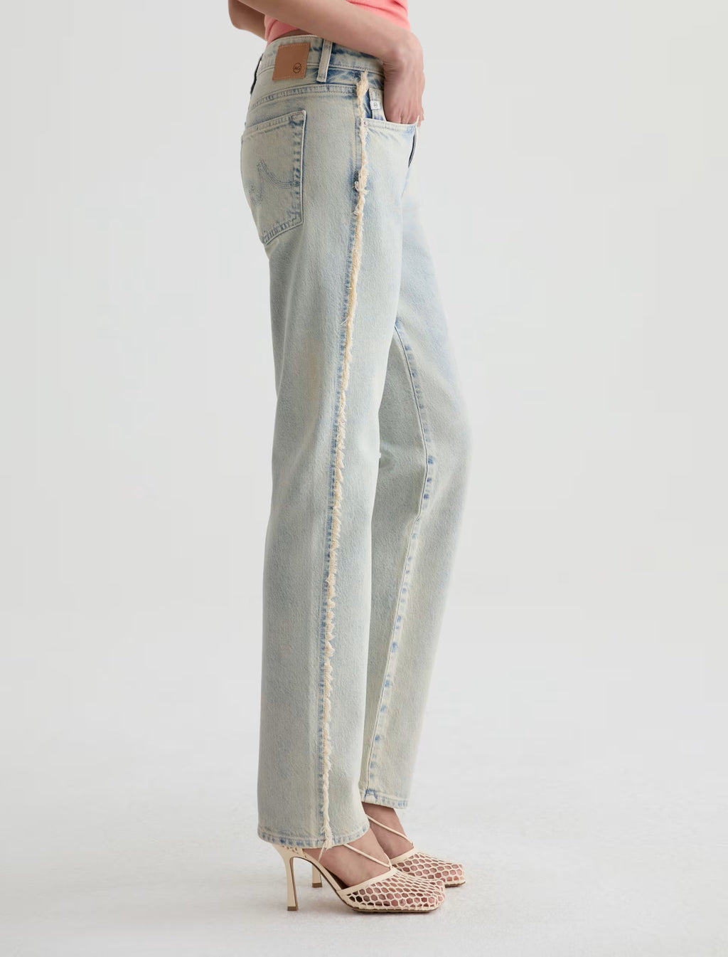 AG Sandra Low-Rise Straight Jean
