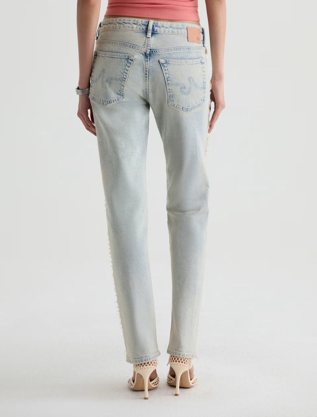 AG Sandra Low-Rise Straight Jean