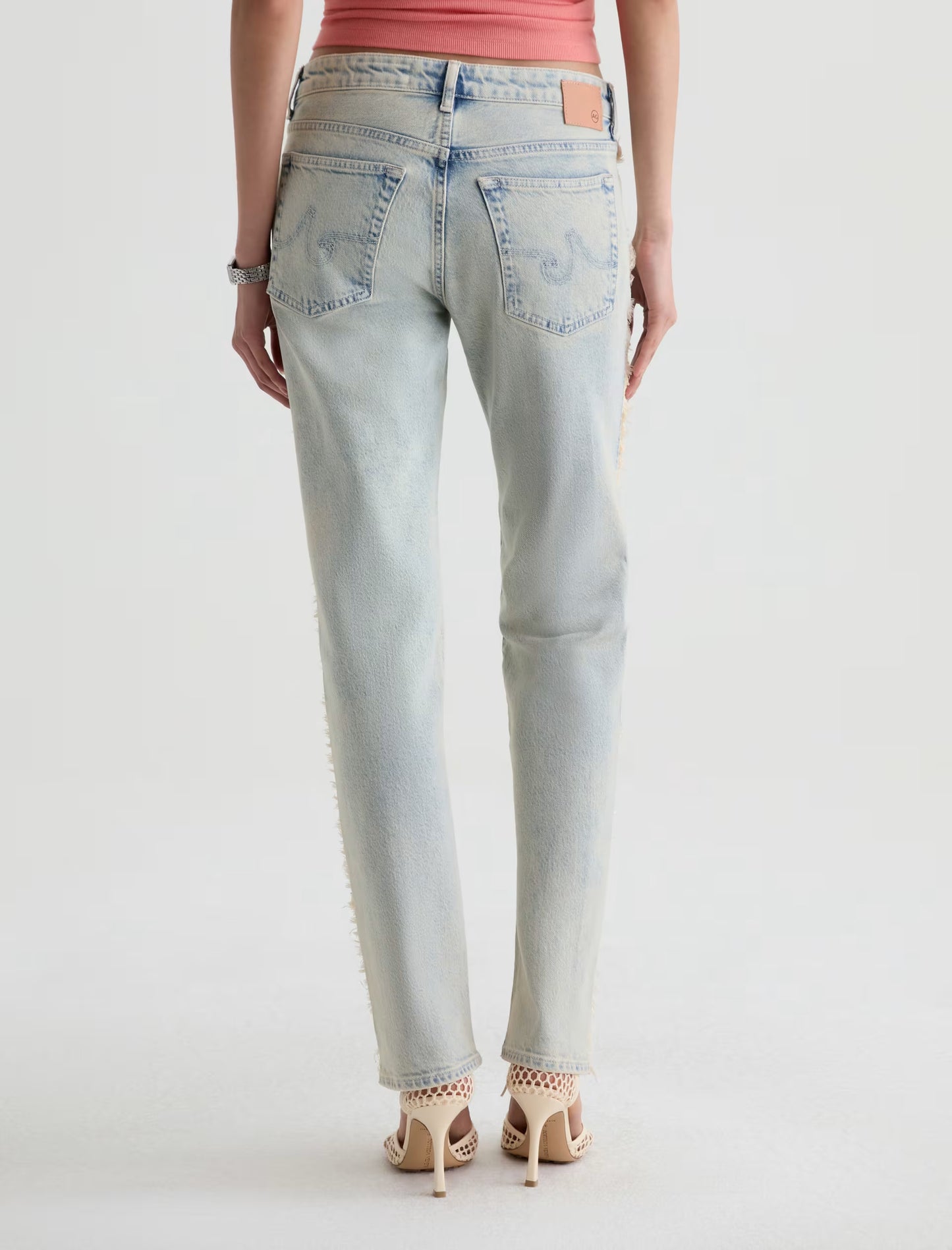 AG Sandra Low-Rise Straight Jean