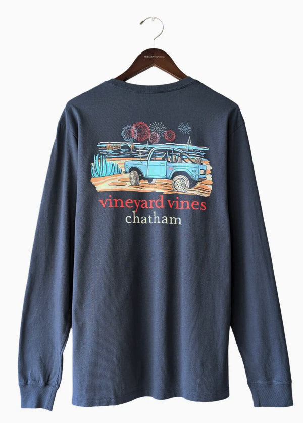 Vineyard Vines Cape Cod Chatham Fireworks Tee