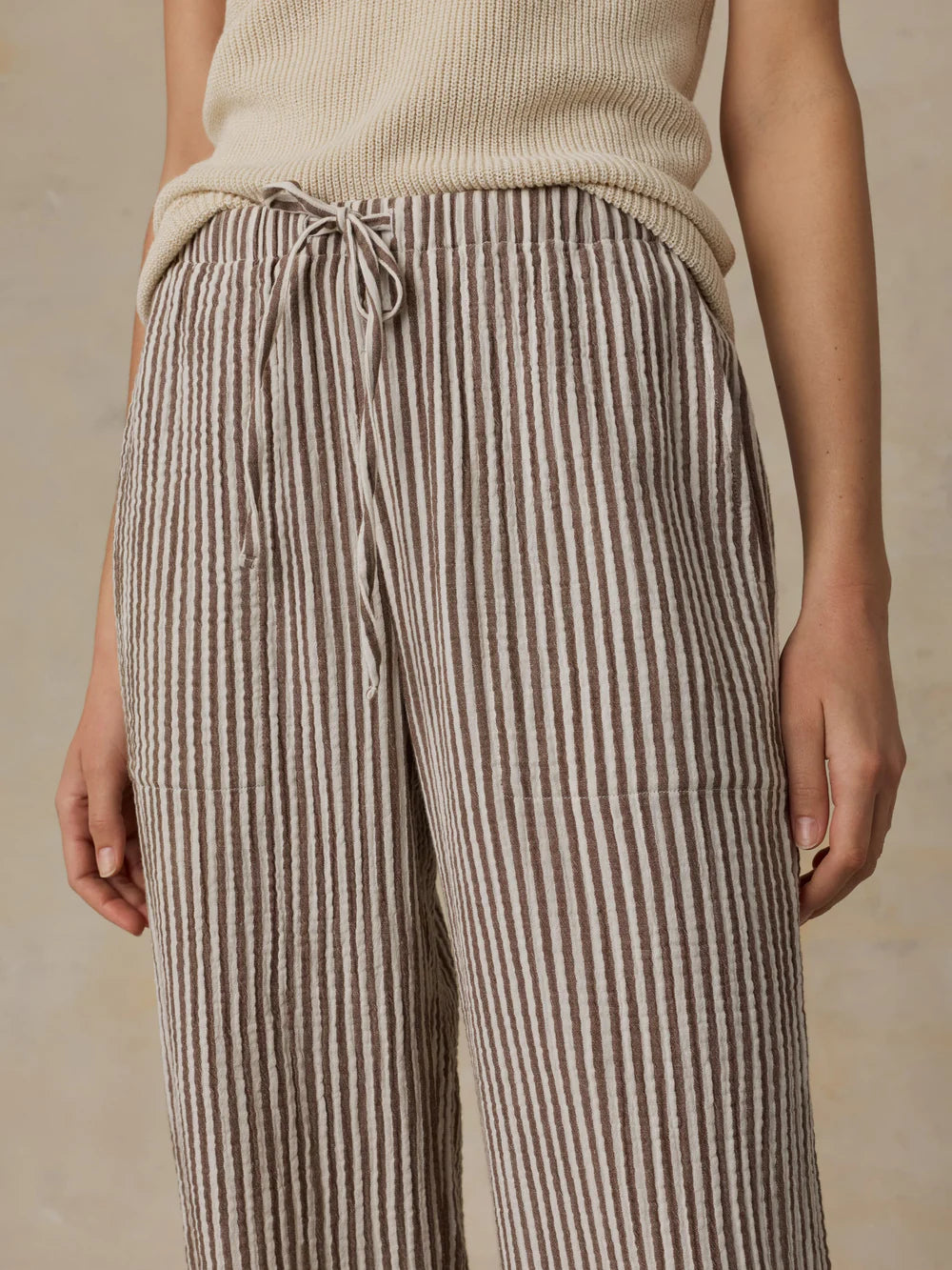 Faherty Dune Cotton Gauze Laidback Pant