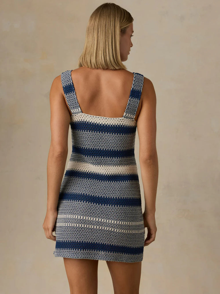 Faherty Seacoast Crochet Dress