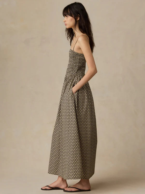 Faherty Coastal Poplin Lucia Dress