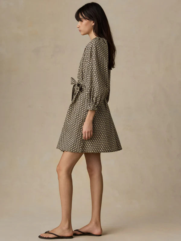 Faherty Coastal Poplin Kaia Mini Dress