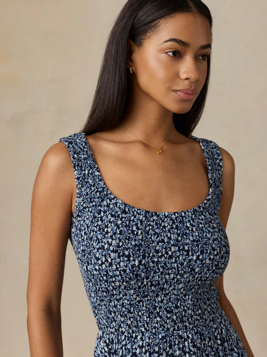 Faherty Sophia Smocked Dress