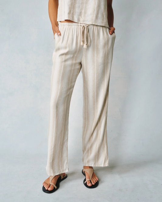 Bella Dahl Wide Leg Pant With Drawcord