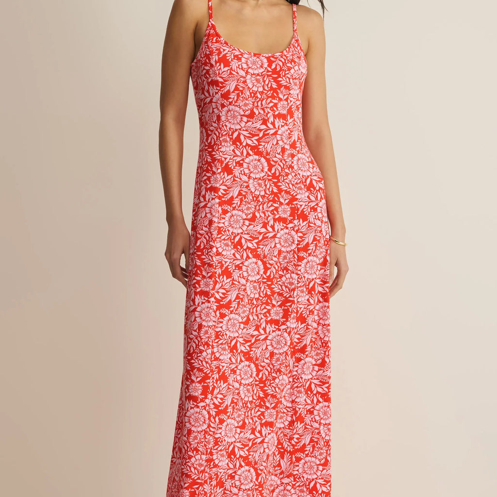 Z Supply Charisma Ona Floral Midi Dress