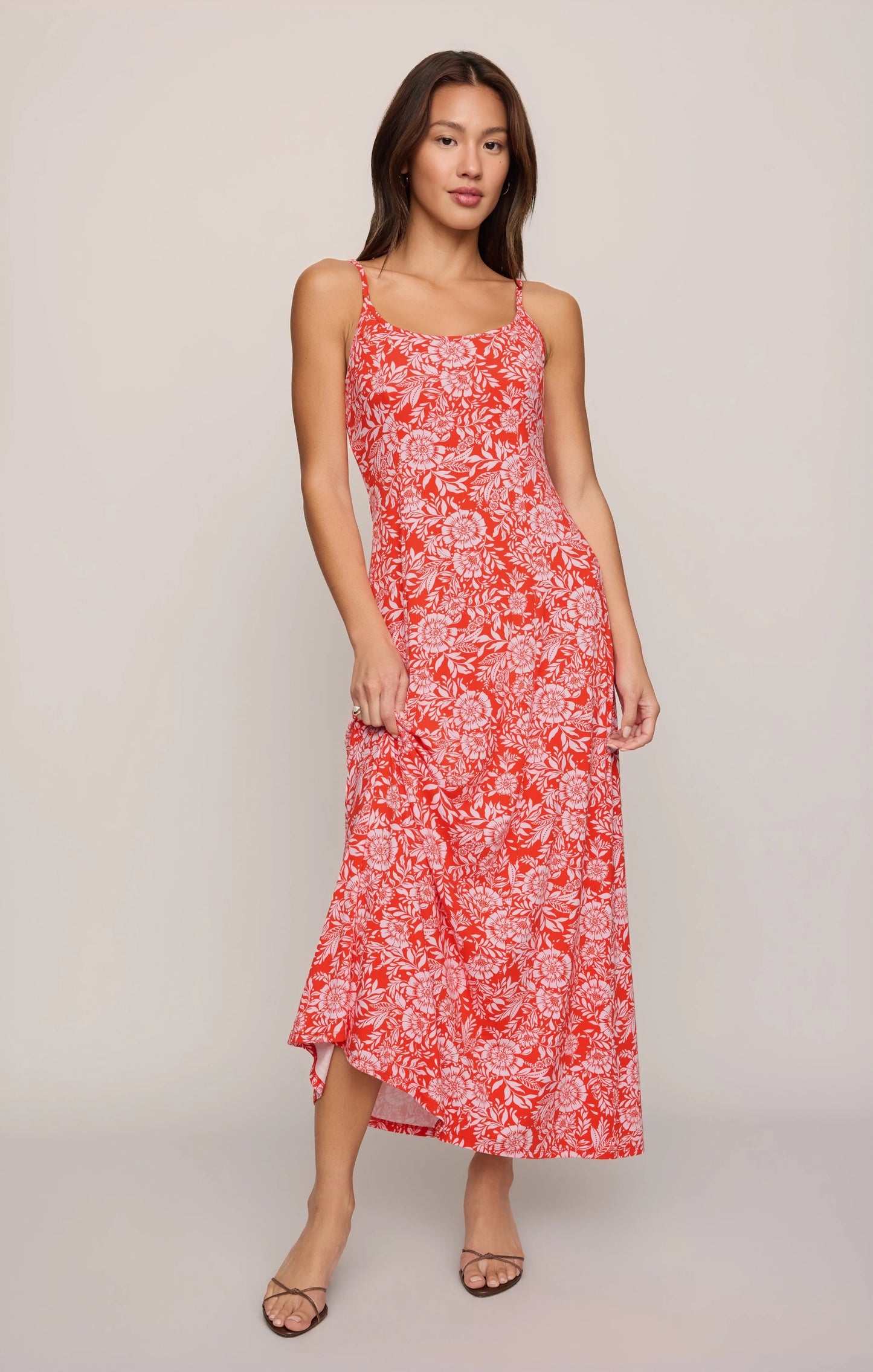 Z Supply Charisma Ona Floral Midi Dress