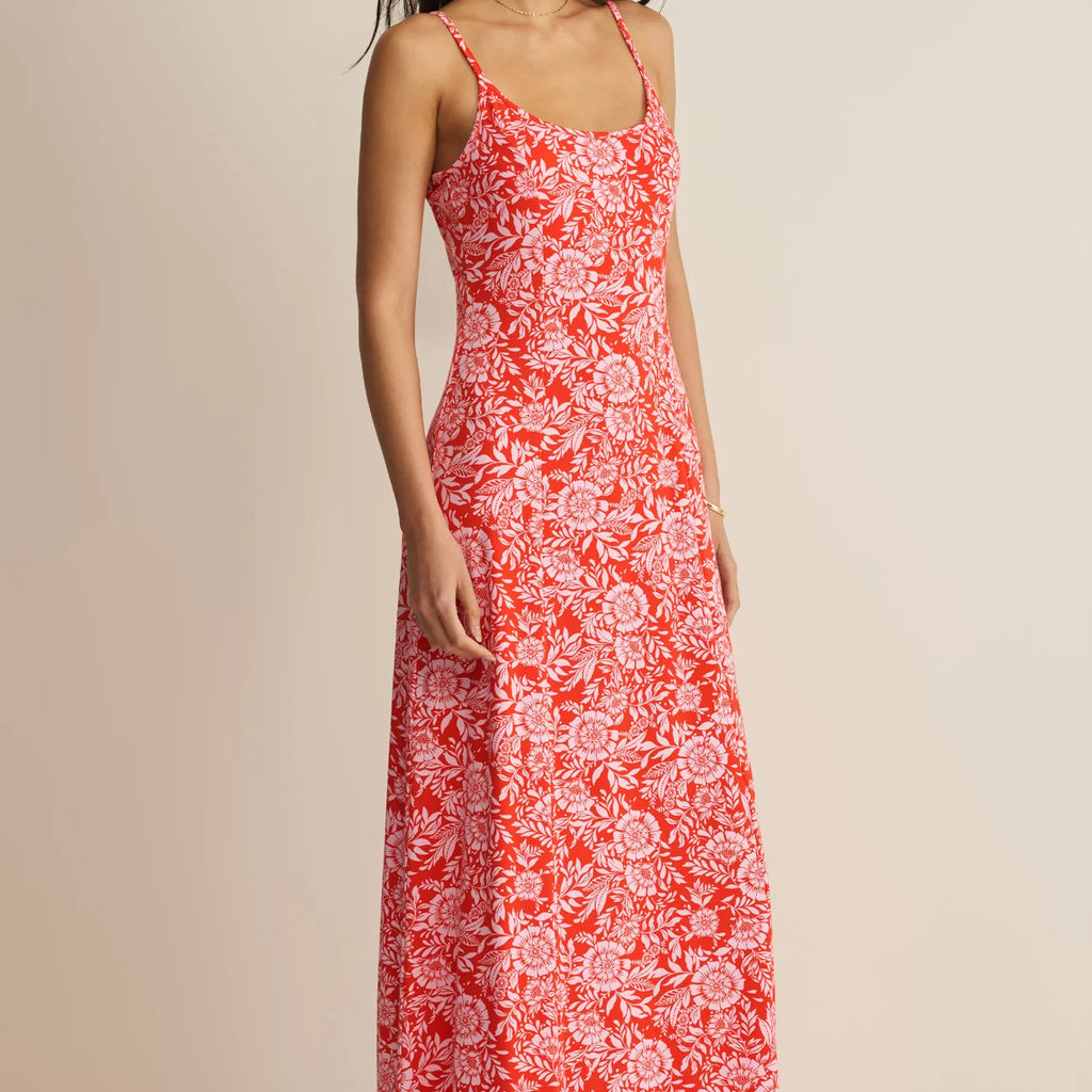 Z Supply Charisma Ona Floral Midi Dress