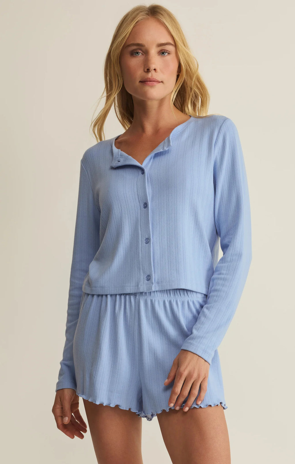 Z Supply Lovely Pointelle Top