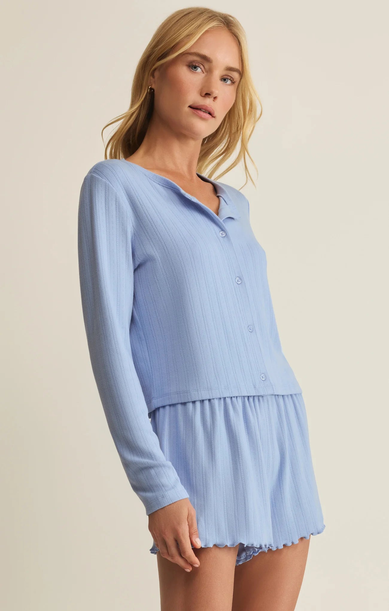 Z Supply Lovely Pointelle Top
