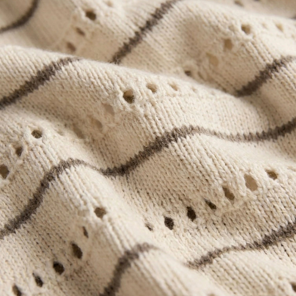 Z Supply Darby Stripe Pointelle Sweater