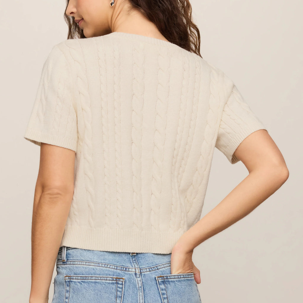 Z Supply Cera Short Sleeve Cardigan