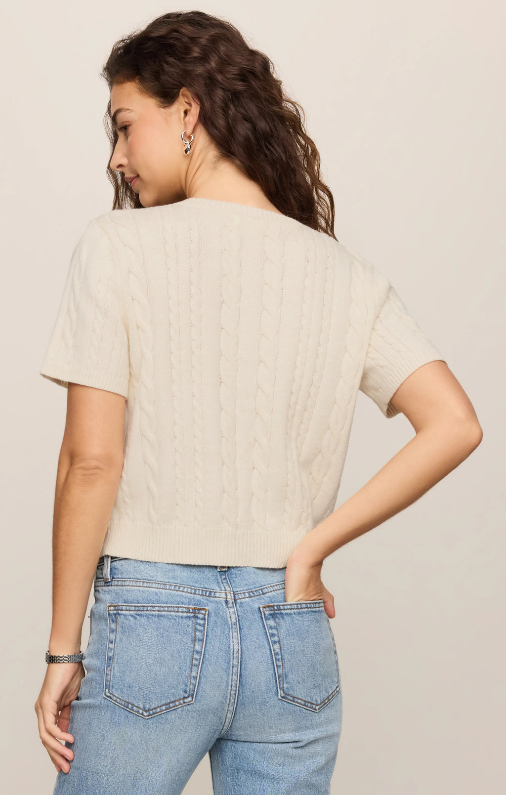 Z Supply Cera Short Sleeve Cardigan