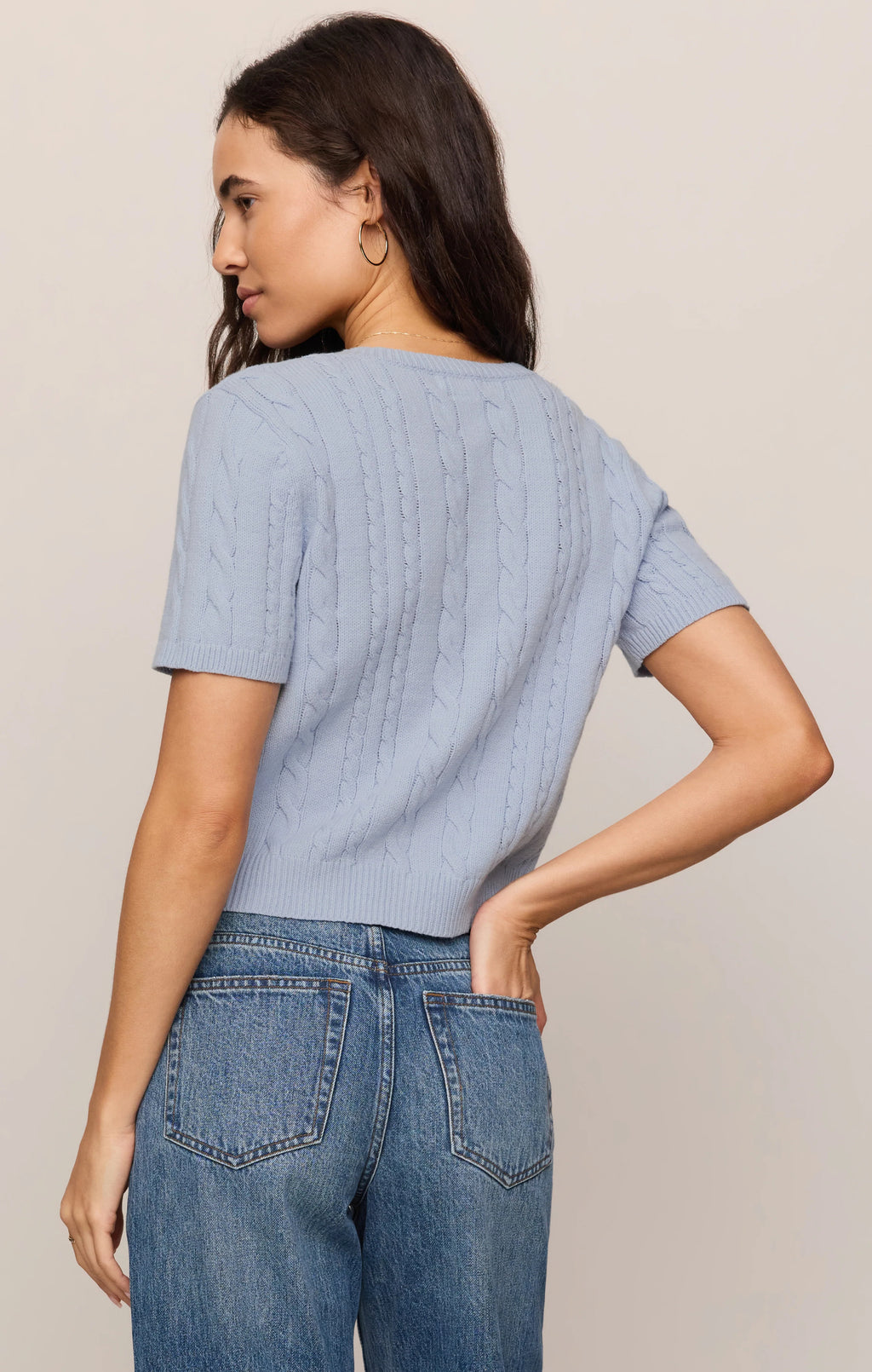 Z Supply Cera Short Sleeve Cardigan
