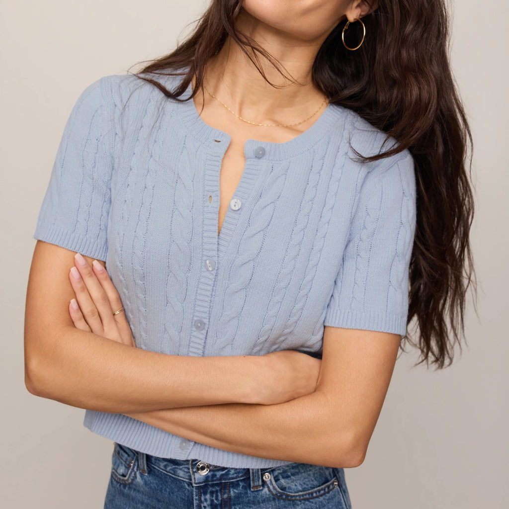 Z Supply Cera Short Sleeve Cardigan
