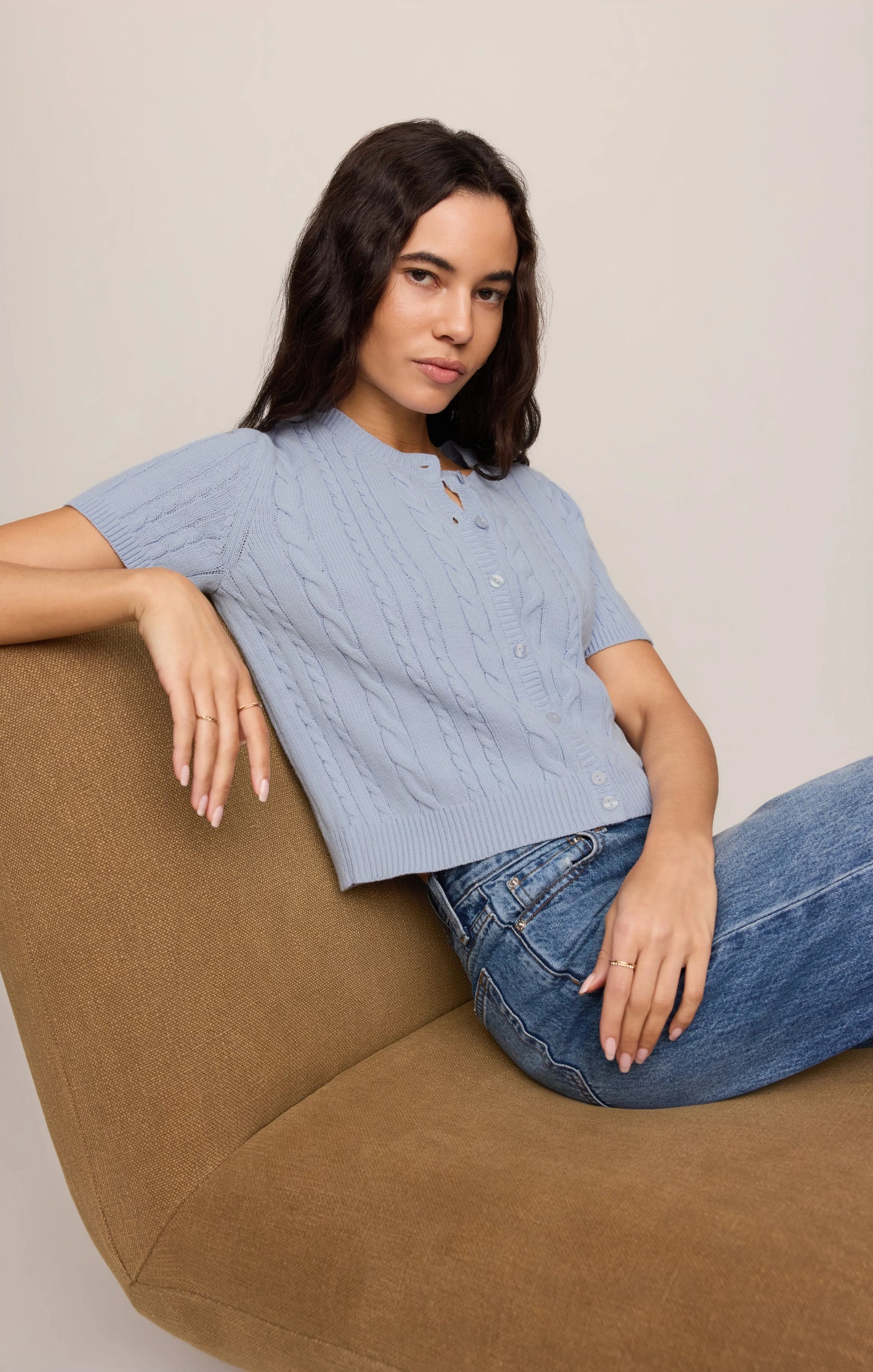 Z Supply Cera Short Sleeve Cardigan