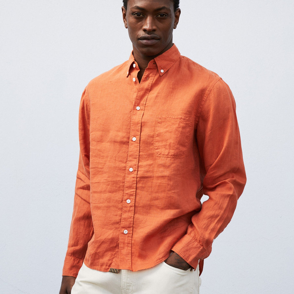 Billy Reid Linen Tuscumbia Shirt