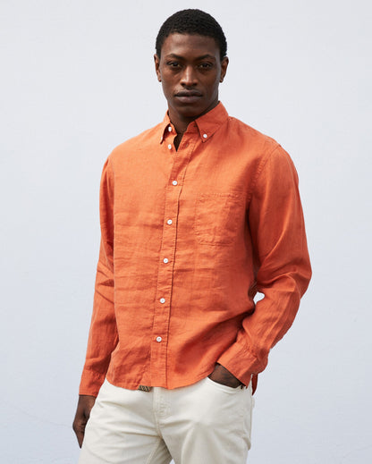 Billy Reid Linen Tuscumbia Shirt