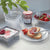 Mariposa Red Strawberry Beaded Napkin Set
