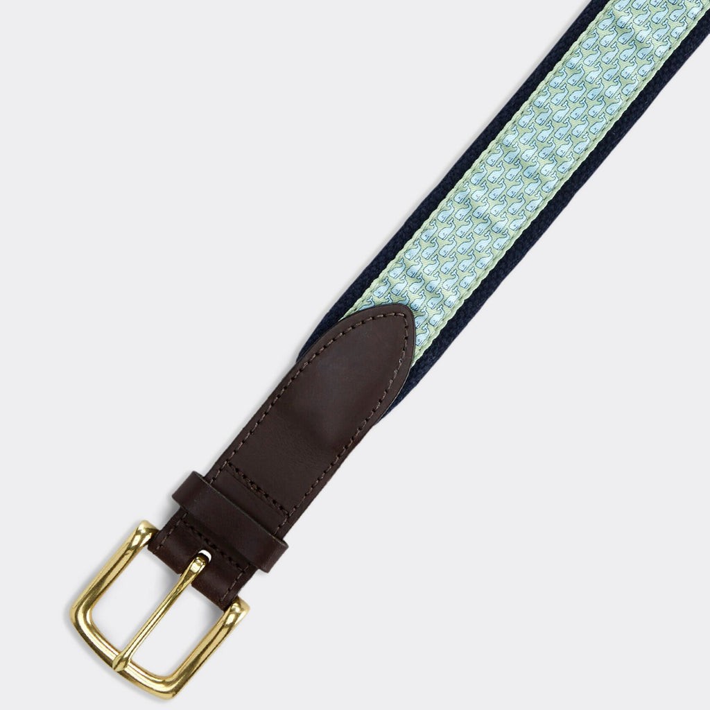 Vineyard Vines Men's Vineyard Whale Canvas Club Belt