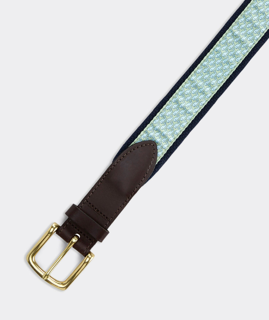 Vineyard Vines Men's Vineyard Whale Canvas Club Belt