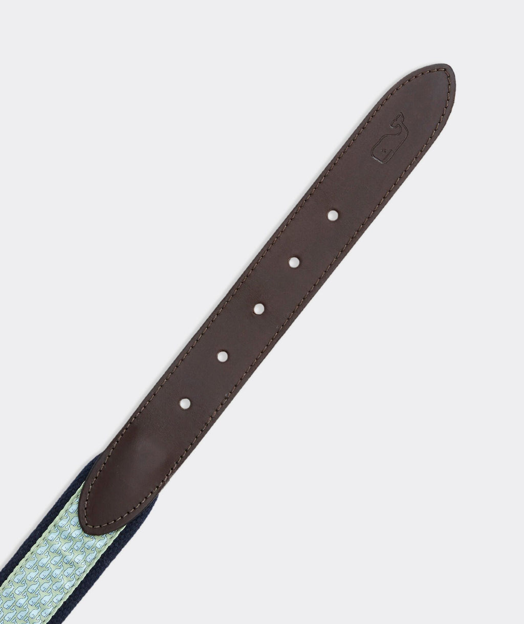 Vineyard Vines Men's Vineyard Whale Canvas Club Belt