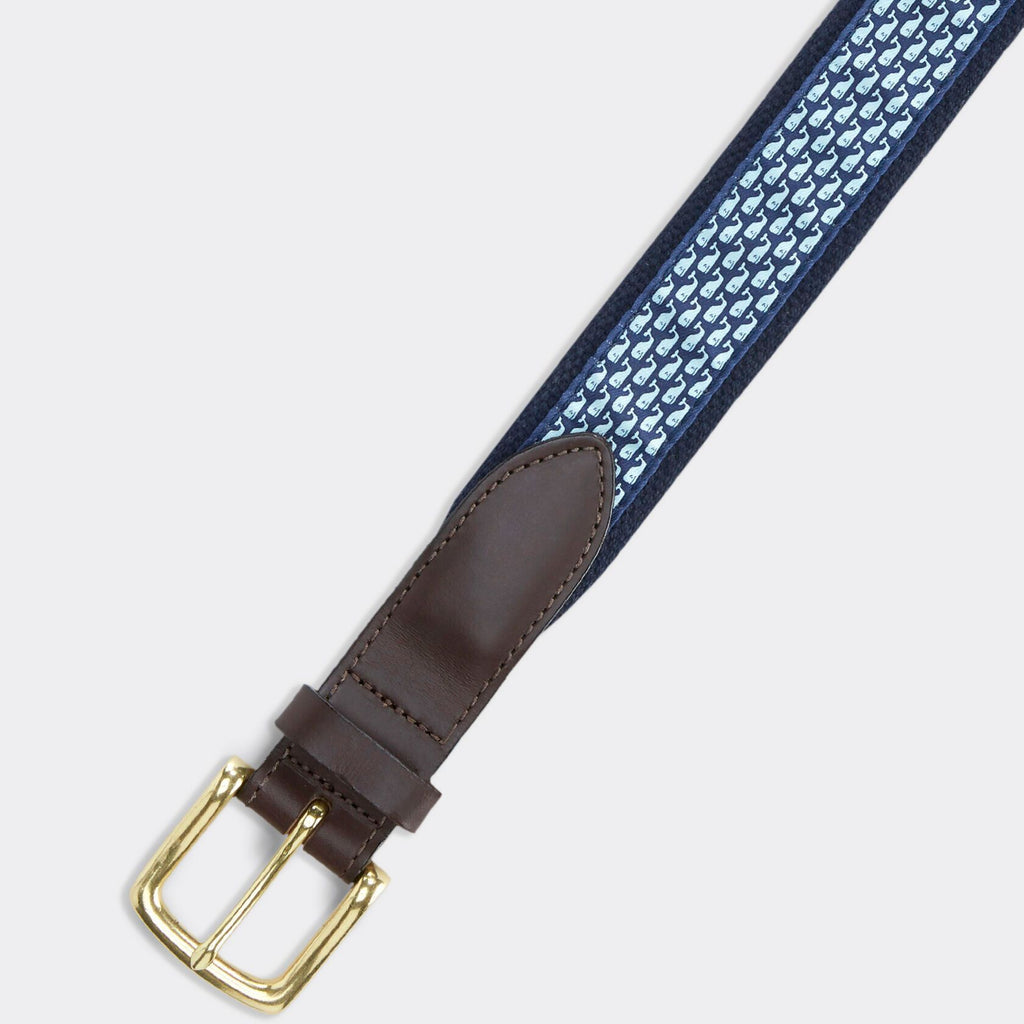 Vineyard Vines Men's Vineyard Whale Canvas Club Belt