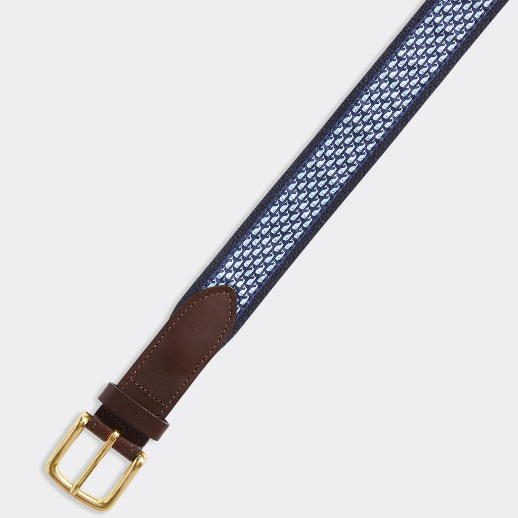 Vineyard Vines Men's Vineyard Whale Canvas Club Belt