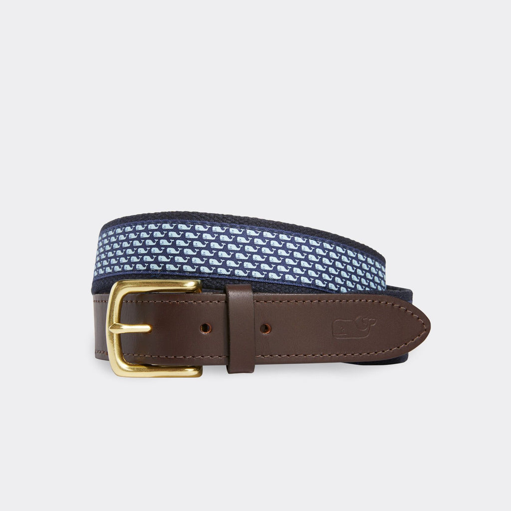 Vineyard Vines Men's Vineyard Whale Canvas Club Belt