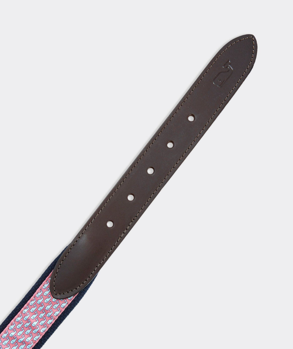 Vineyard Vines Men's Vineyard Whale Canvas Club Belt