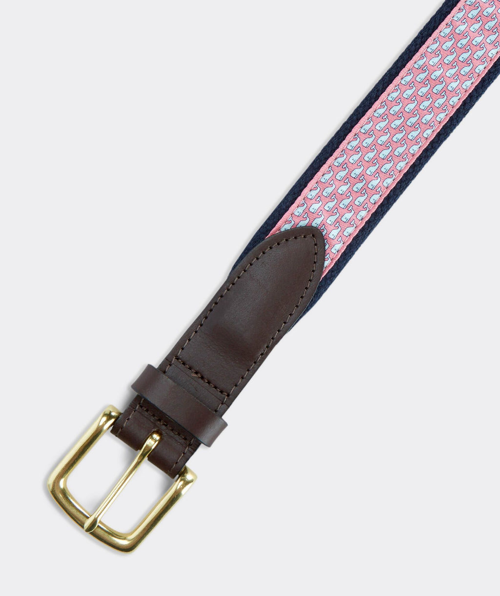 Vineyard Vines Men's Vineyard Whale Canvas Club Belt