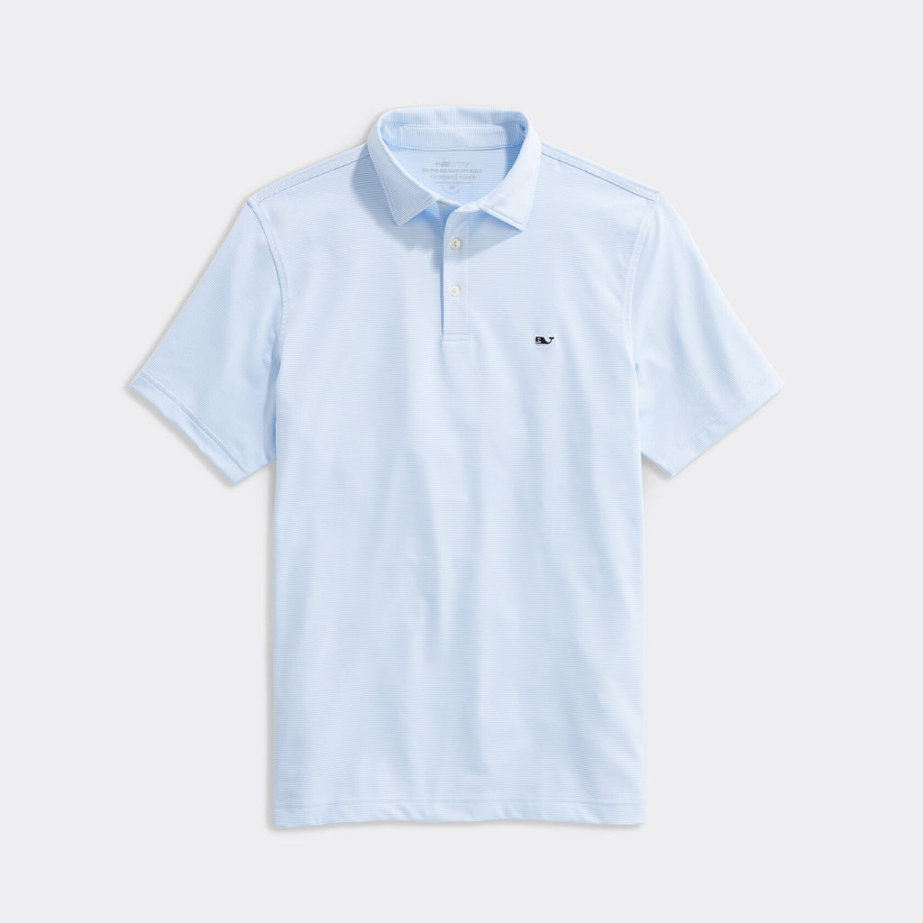 Vineyard Vines Men's St. Jean Stripe Sankaty Polo