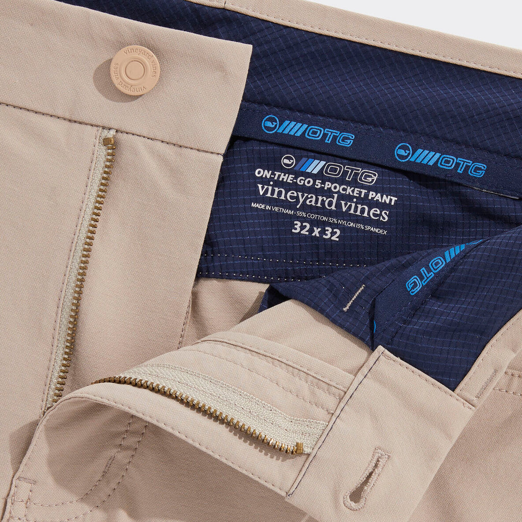 Vineyard Vines On-The-Go Canvas 5-Pocket Pants