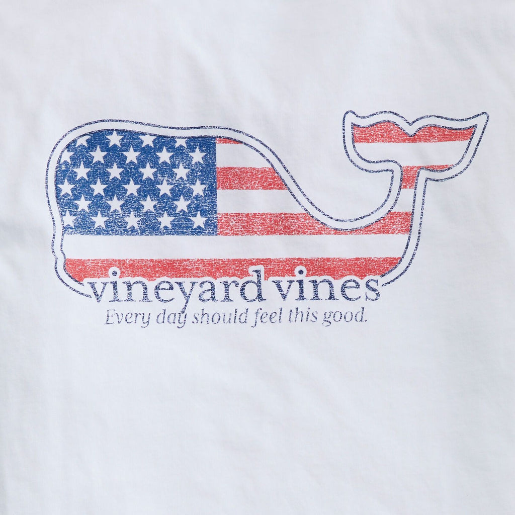 Vineyard Vines Americana Whale Short-Sleeve Pocket Tee