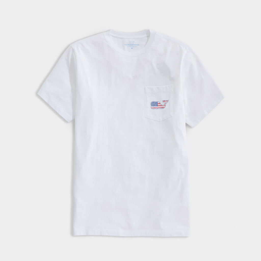 Vineyard Vines Americana Whale Short-Sleeve Pocket Tee