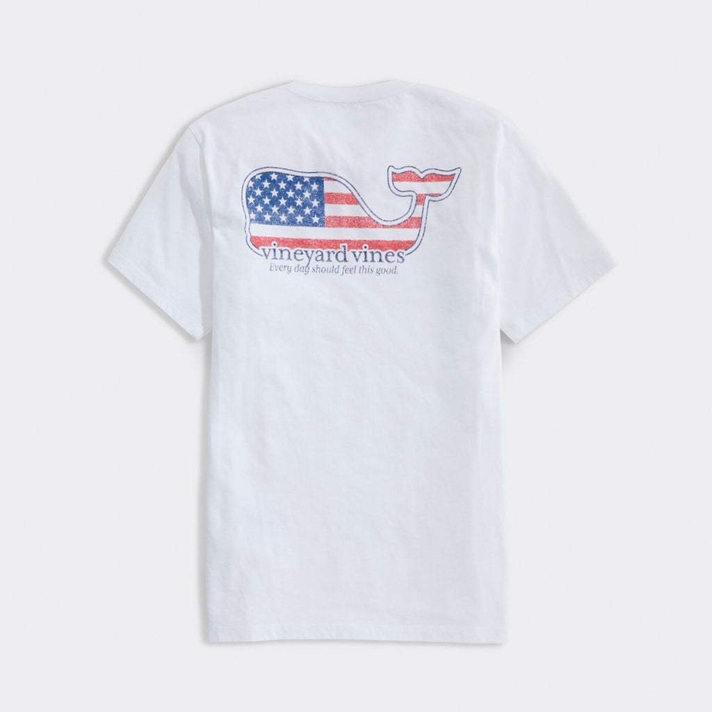 Vineyard Vines Americana Whale Short-Sleeve Pocket Tee