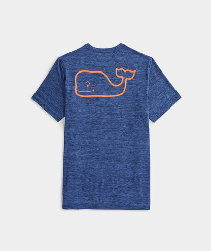 Vineyard Vines Men's Whale Logo Short-Sleeve Harbor Performance Tee
