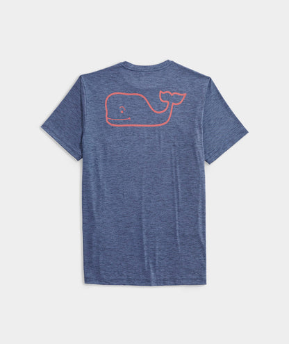 Vineyard Vines Men's Whale Logo Short-Sleeve Harbor Performance Tee