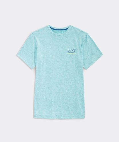 Vineyard Vines Men's Whale Logo Short-Sleeve Harbor Performance Tee